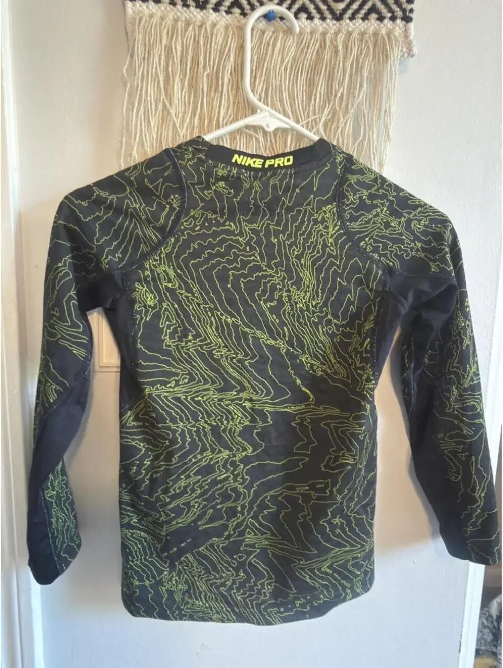 Nike Pro Dri-Fit Fitted Long Sleeve Athletic Shirt